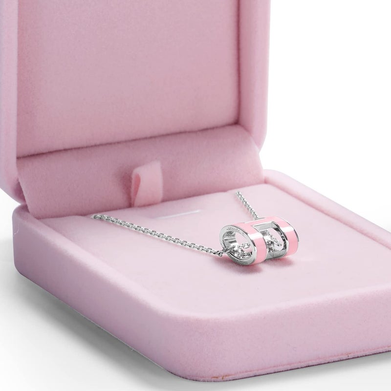 Oirlv Luxurious Velvet Necklace Storage Box Pendant Gift Case Jewelry Display Box for Anniversary Propose Christmas - Image 4